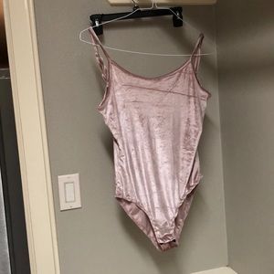 Velvet Pink Bodysuit
